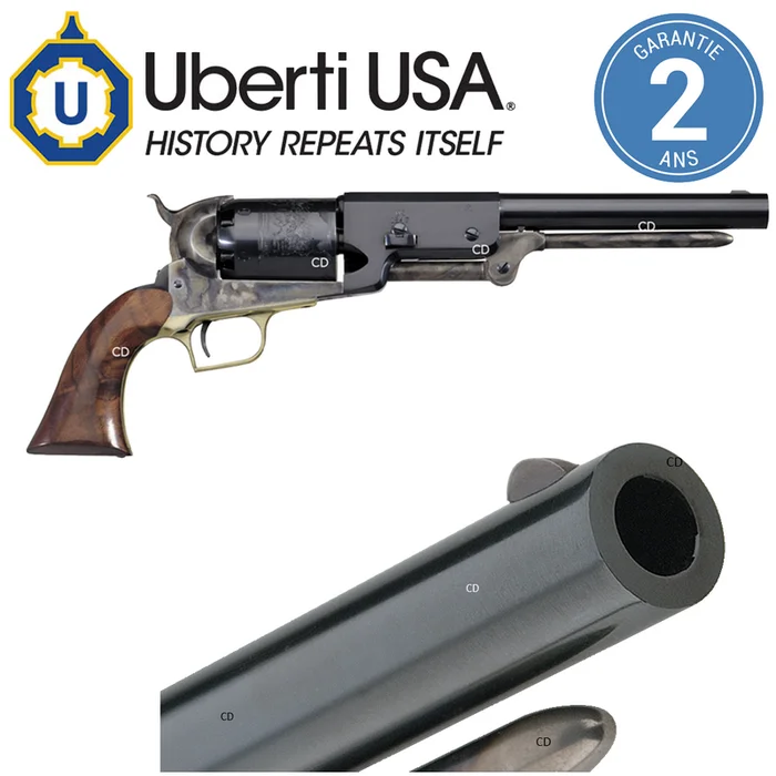 Révolver Uberti Walker Poudre Noire Calibre 44