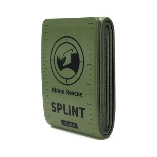 Rhino Rescue attelle flexible Large 46 cm x 11 cm, vert
