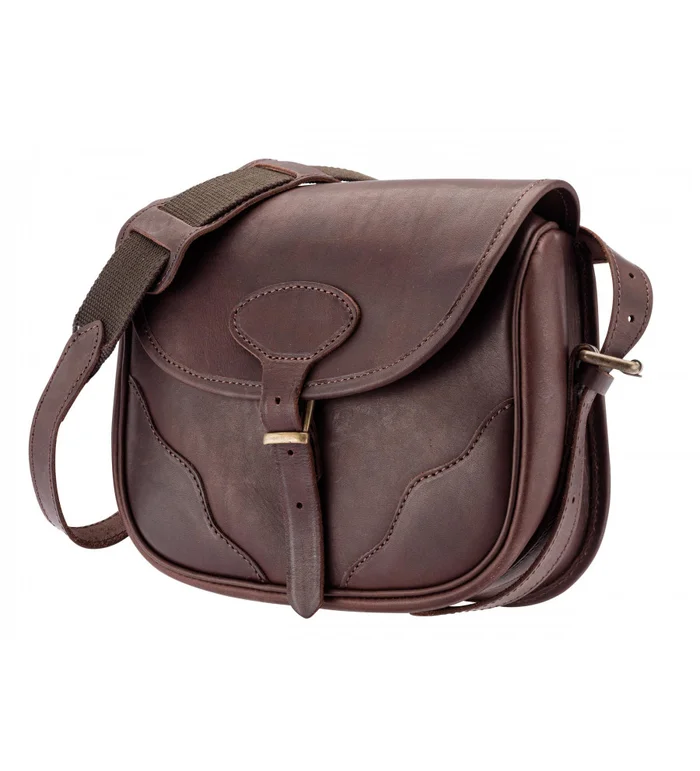 Sac à cartouches en cuir pleine fleur