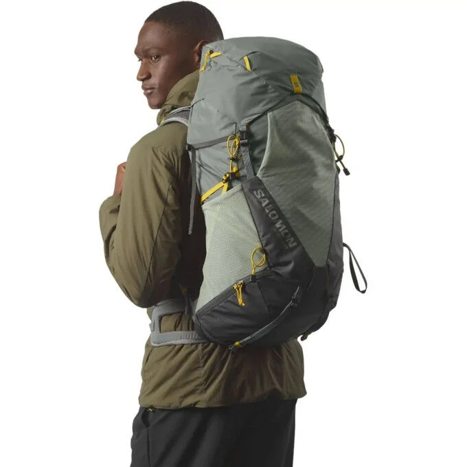 Sac a dos de randonnee homme Salomon Aerotrek 40 – Sedona Sage/Seagrass/Nine IR – Image 2