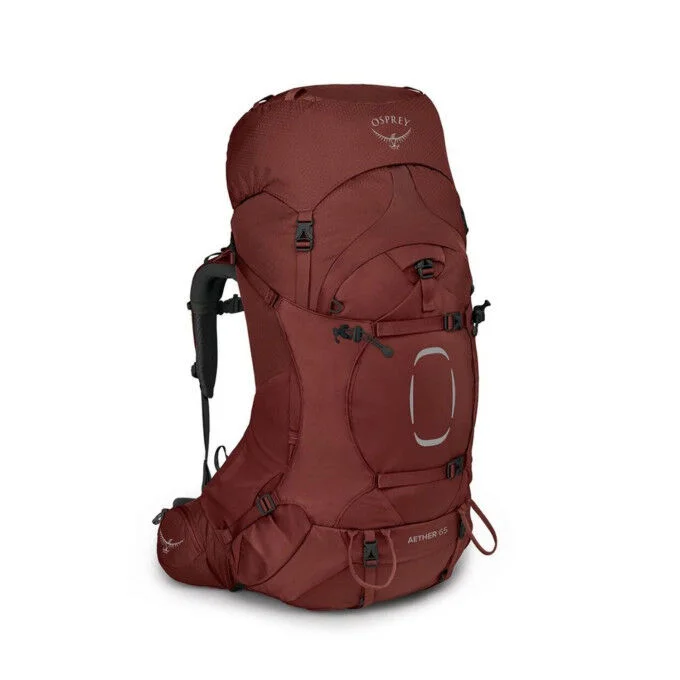 Sac a dos de trekking homme Osprey AETHER 65 – Acorn Red