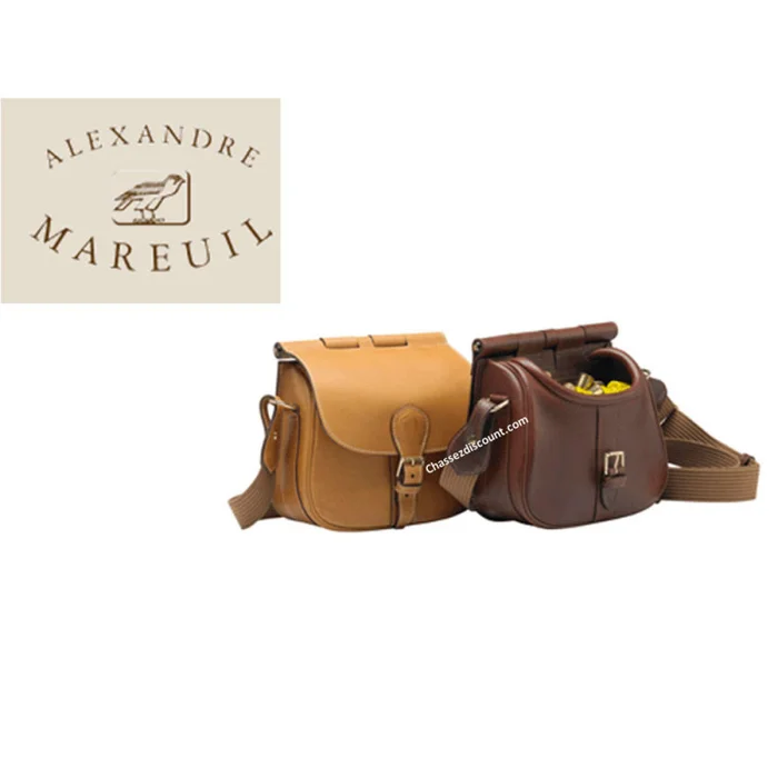 SAC CARTOUCHE A RABAT ARTICULE CUIR ALEXANDRE MAREUIL