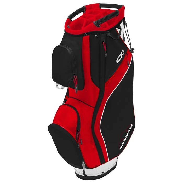 Sac chariot série Sun Mountain CX1 White Black Red