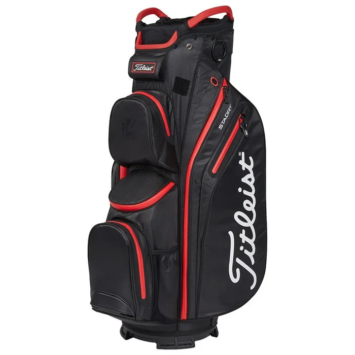 Sac chariot série Titleist Cart 14 Stadry Black Black Red
