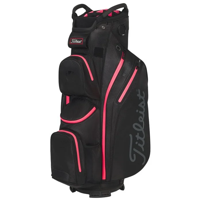 Sac chariot série Titleist Cart 14 Stadry Black Candy Pink
