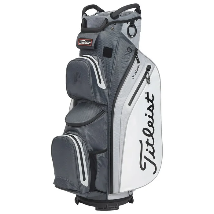 Sac chariot série Titleist Cart 14 Stadry Charcoal Grey White