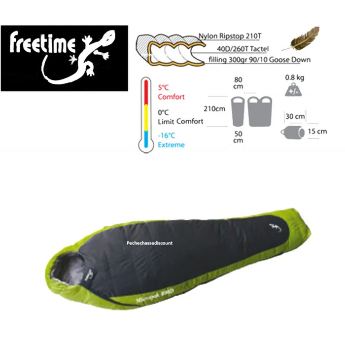 SAC DE COUCHAGE MICROPAK 800 D FREETIME