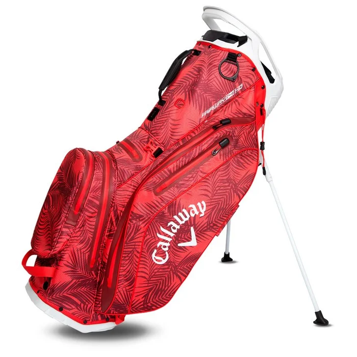 Sac trepied série Callaway Golf Fairway 14 HD Stand Red Palms Grey