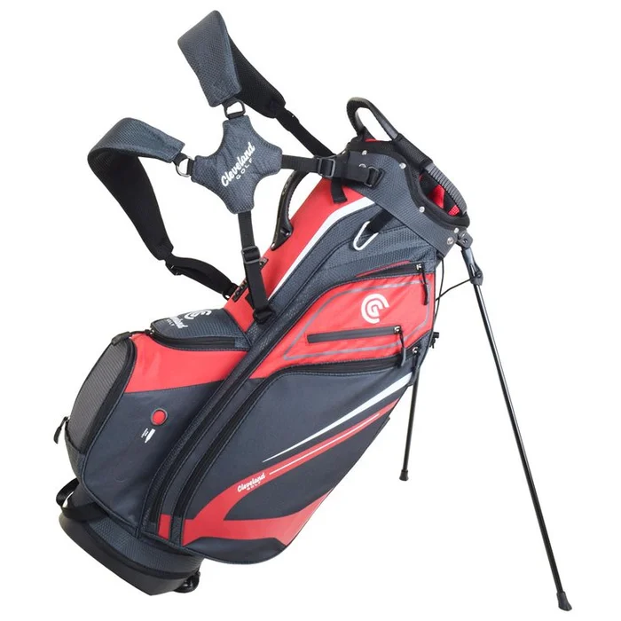 Sac trepied série Cleveland Saturday Stand Bag Red Charcoal