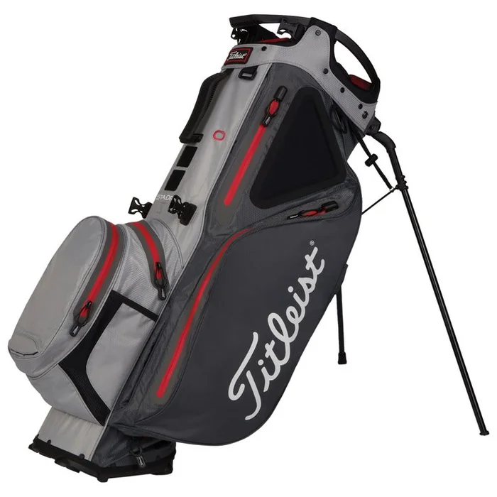 Sac trepied série Titleist Hybrid 14 Stadry Charcoal Grey Red