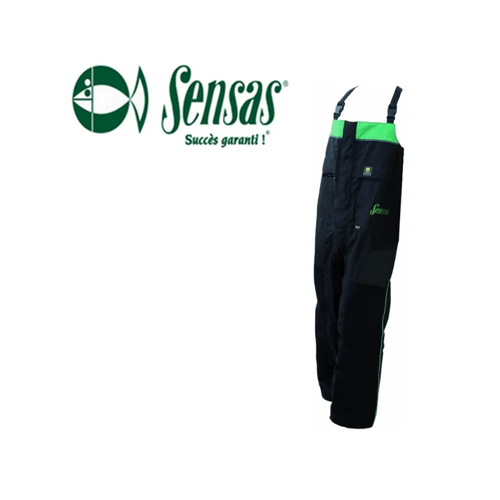 SALOPETTE SENSAS GORE-TEX NOIRE ET VERTE HAKLON HUNT