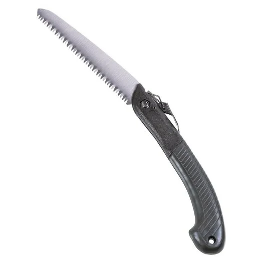 Scie à main pliable Mil-Tec vert, longueur de lame de 18 cm