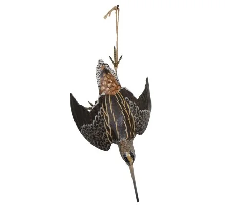 Sculpture bois Bécassine trophée par la patte BELMAS – Image 2