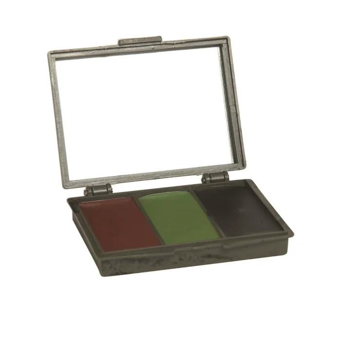 SET CRÈME CAMOUFLAGE AVEC MIROIR 3 COULEURS