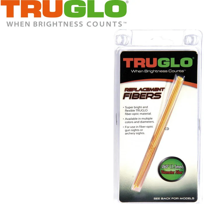 SET DE 5 FIBRES OPTIQUES TRUGLO FLUO BICOLORE