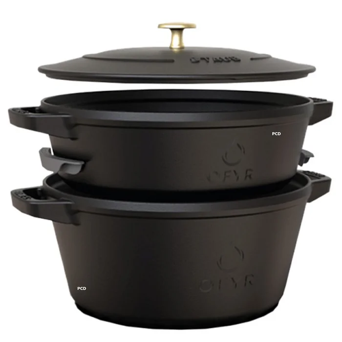 Set De Cocottes En Fonte Empilables Staub Ofyr