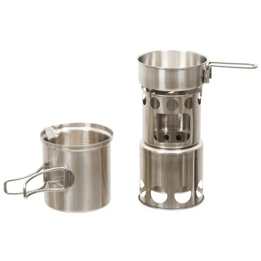 Set de cuisine Fox outdoor « Travel », acier inoxydable