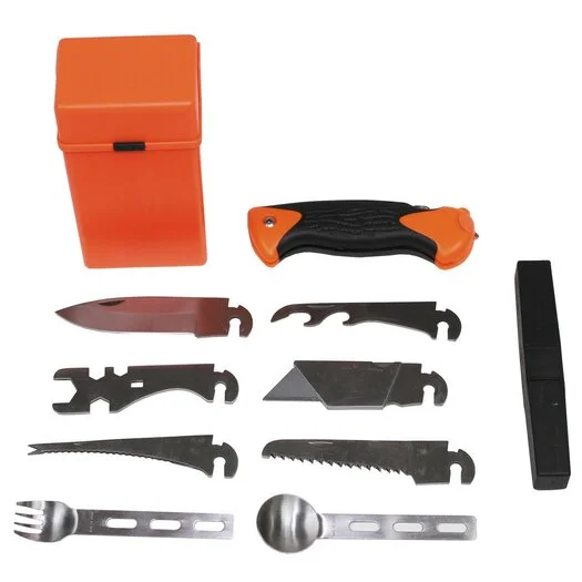 Set de survie MFH « Spécial », 27 pièces, orange