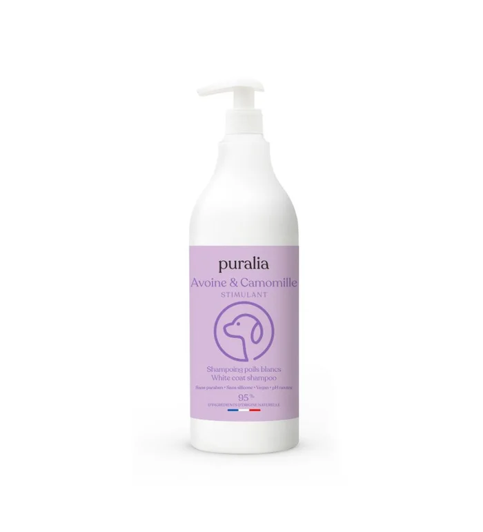 Shampoing poils blancs 1L PURALIA