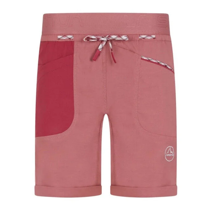 Short d’escalade femme La Sportiva Mantra – Blush/Red Plum