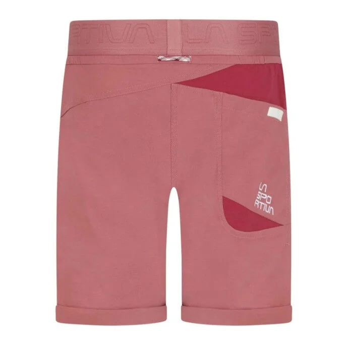 Short d’escalade femme La Sportiva Mantra – Blush/Red Plum – Image 2