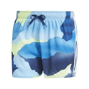 Short de bain City Escape Camo 3-Stripes Clx