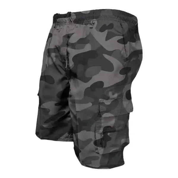 Short homme camouflage noire