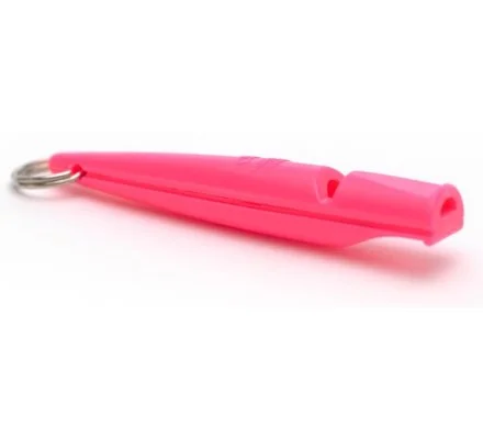 Sifflet de dressage rose pour chien ACME