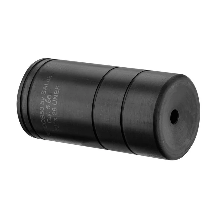 Silencieux SAI D80CQS50 Cal. 5.56 – Filetage 1/2×28 UNEF – Réduction de Bruit Optimale pour AR15