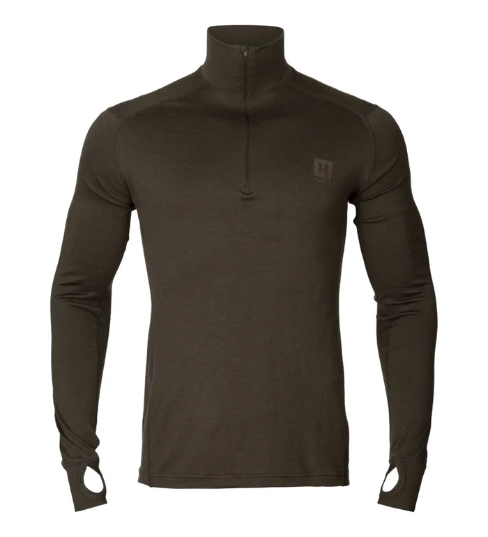 Sous-pull Base All Season half zip t-shirt col roulé Harkila