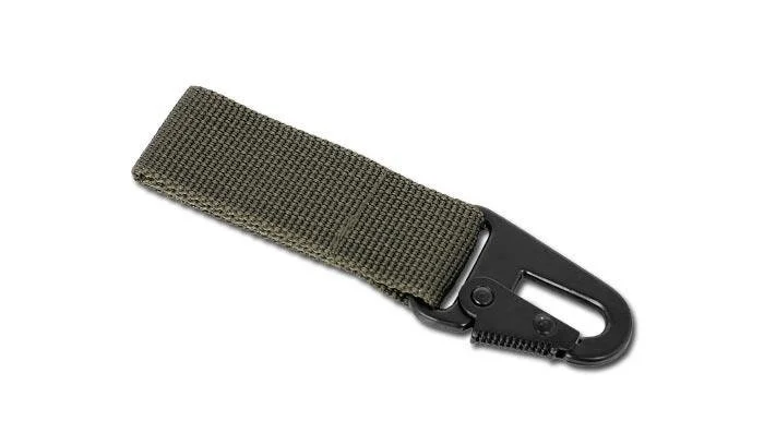 SPC10017 – Mil-Tec Passant avec mousqueton acier Vert olive