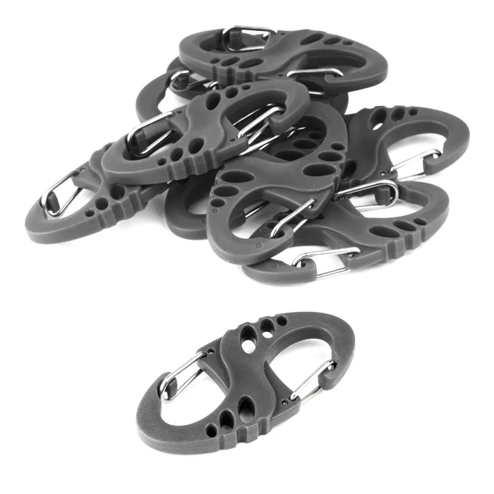SPC28258 – Mil-Tec Set de 10 S-Hooks Noir