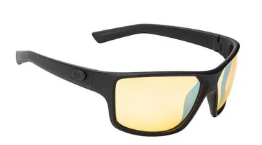 Strike King – S11 Optics Monture Noire Mate Lentille Miroir Jaune Argent Logo Noir