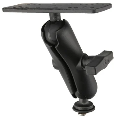 Support de montage pour appareils électroniques marins Ram Mount avec base à boule de commande pour les unités de moins de 10 lb