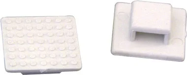 Support de montage pour serre-câbles Weld Mount At-3, petit blanc, paquet de 500