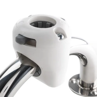 Support de rail Navisafe Navimount blanc avec vis