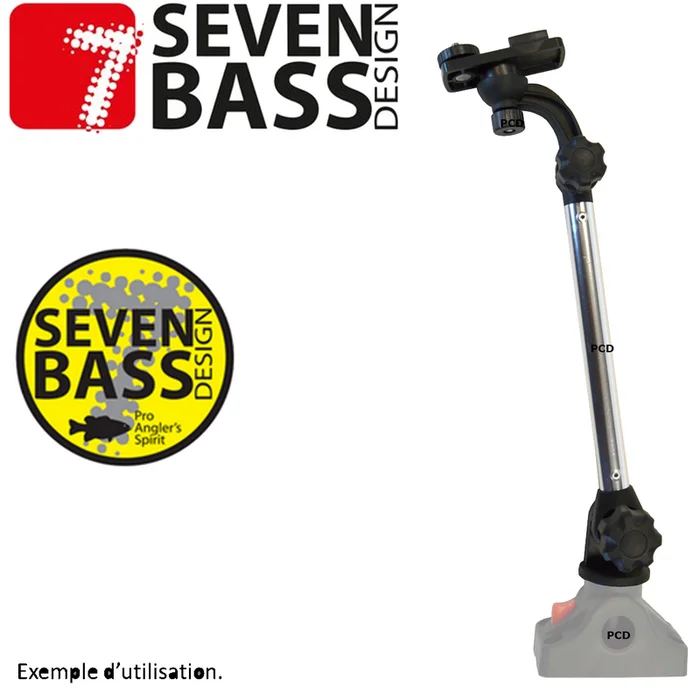SUPPORT HAUT PLUG&GO GO CAM MOUNT XL SEVEN BASS