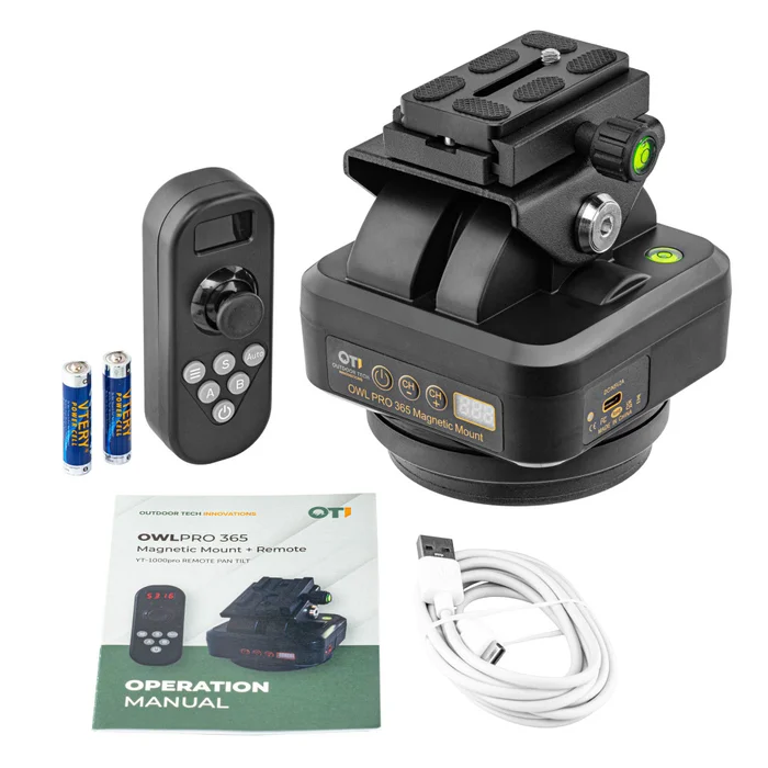 Support motorisé pour caméra thermique – 360° avec télécommande