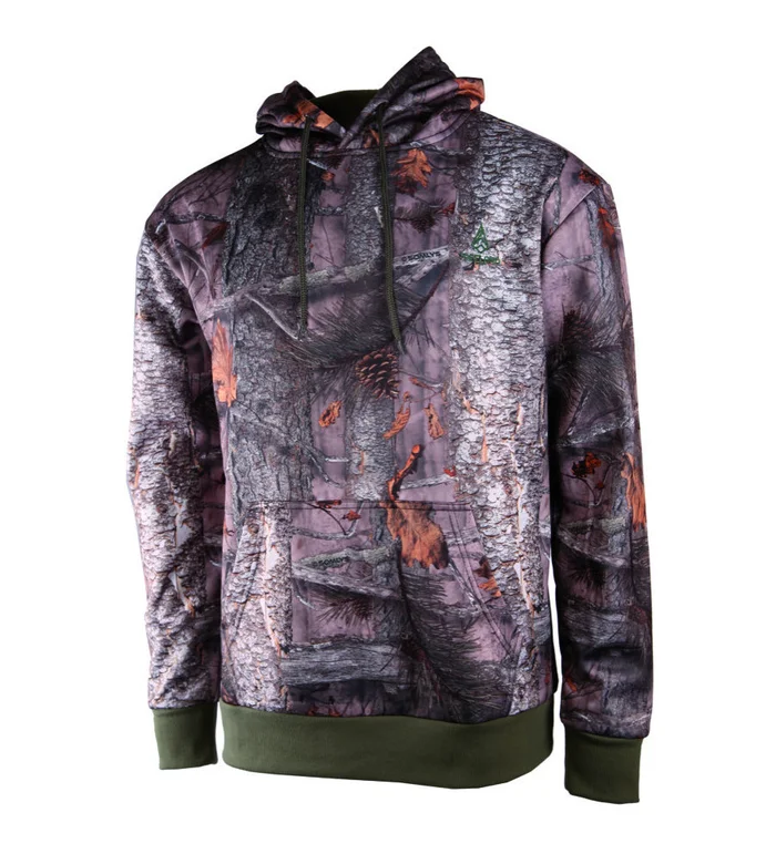Sweat à capuche camo Forest Treeland