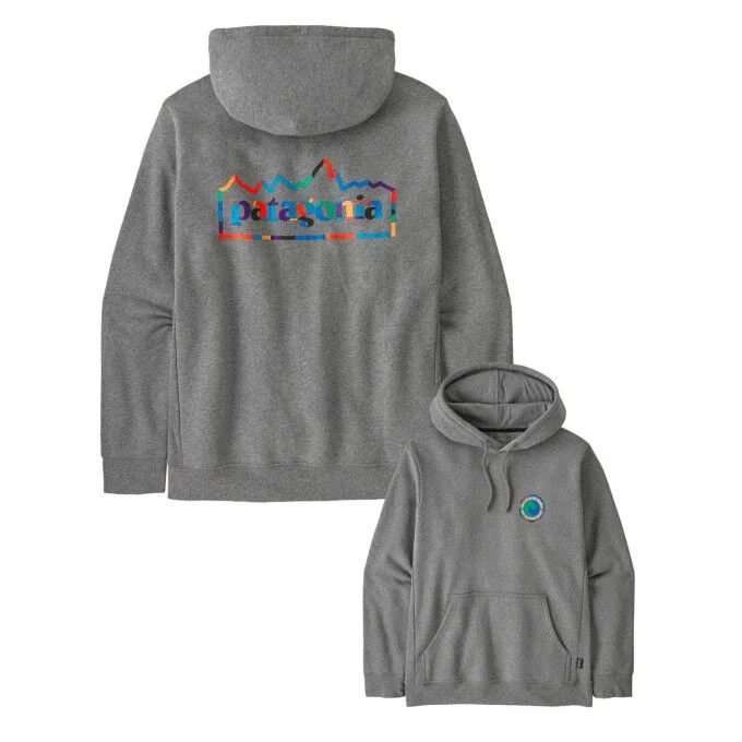 Sweat a capuche Homme Patagonia Unity Fitz Uprisal – Gravel Heather