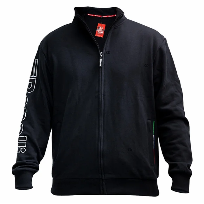 Sweat Homme Zippé Benelli Noir