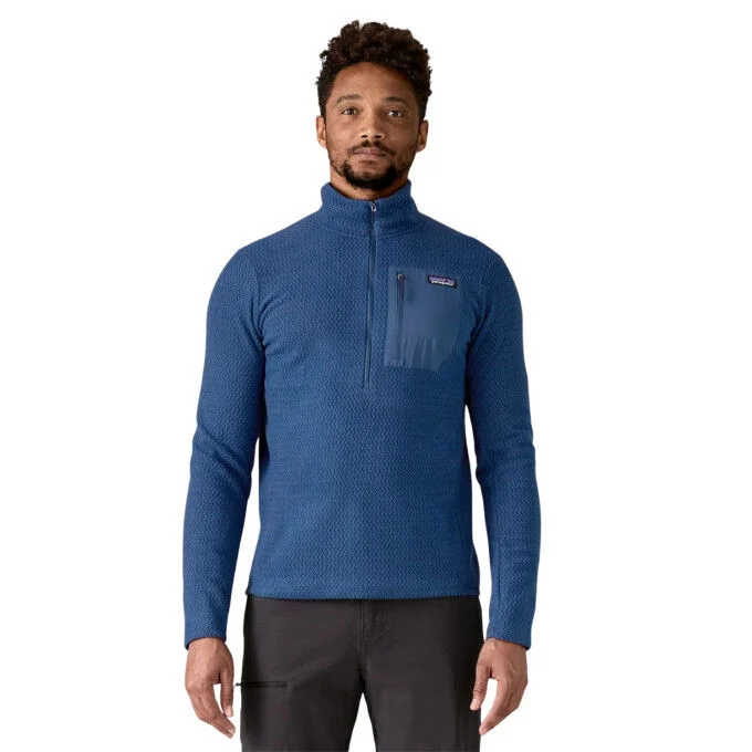Sweat polaire a col zippe Homme R1 Air – Clement Blue – Image 2