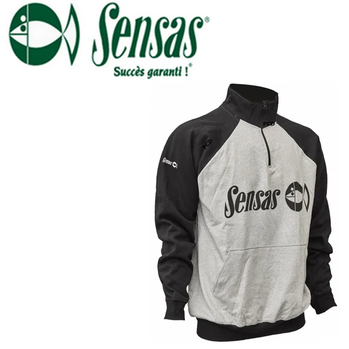 SWEAT SENSAS SUMMER GRIS ET NOIR