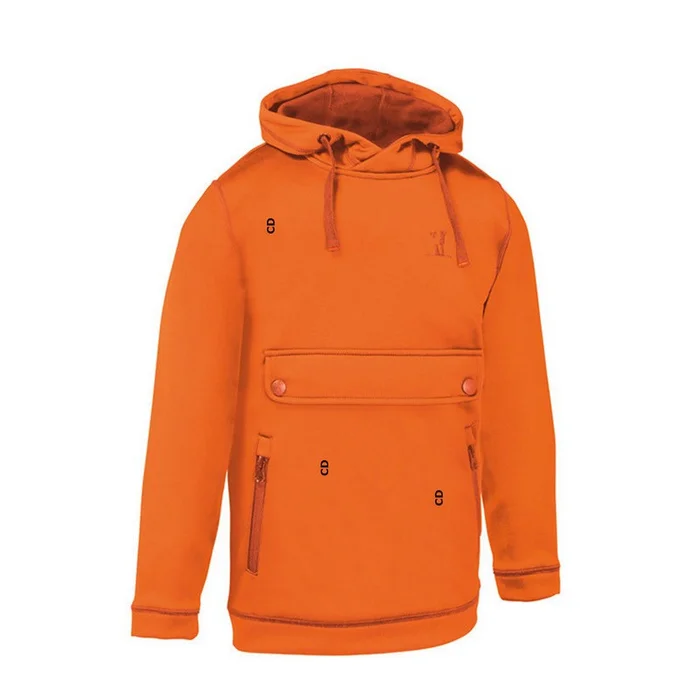 Sweat Shirt A Capuche Enfant Percussion Orange