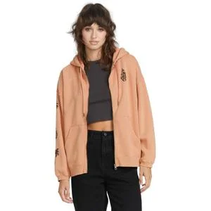 Sweatshirt à capuche zippé femme Stone Art Up