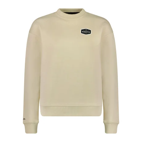 SweatshirtNorth Kiteboarding Horizon Badge Crew Sweat Women – Pumice 2024