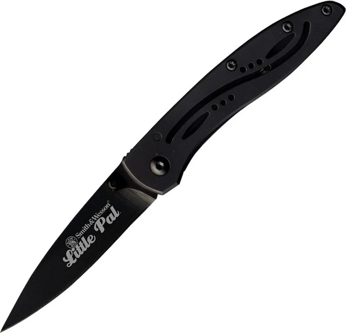 SWLPB – S&W Little Pal Framelock Black