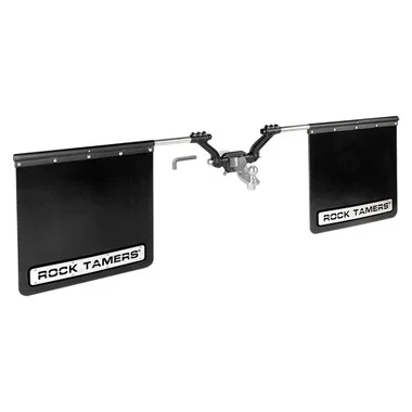 Système de garde-boue ROCK TAMERS 2,5″ Hub – Noir mat/acier inoxydable