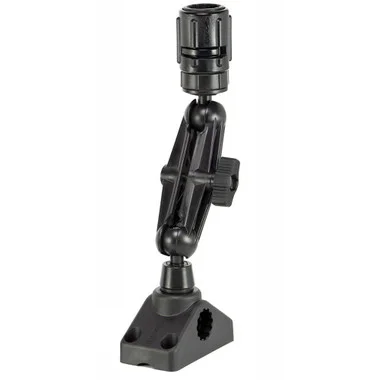 Système de montage à rotule Scotty 152 avec adaptateur à tête d’engrenage, poteau et support latéral/pont combiné