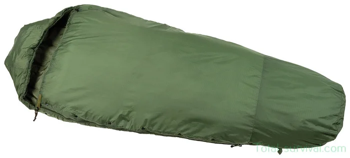 Système de sac de couchage modulable MFH GI, Sac bivouac (Bivy bag), « Petrol », vert olive